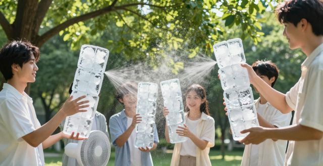 大冰块降温方法_深圳坪山夏季防暑降温大冰块_大冰块户外活动使用时长